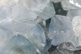 Crystal Filled Celestine (Celestite) Geode Section - Madagascar #161198-1